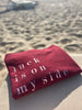 Luck is on my side | burgundy