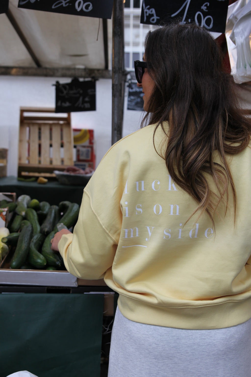 Luck is on my side | soft yellow