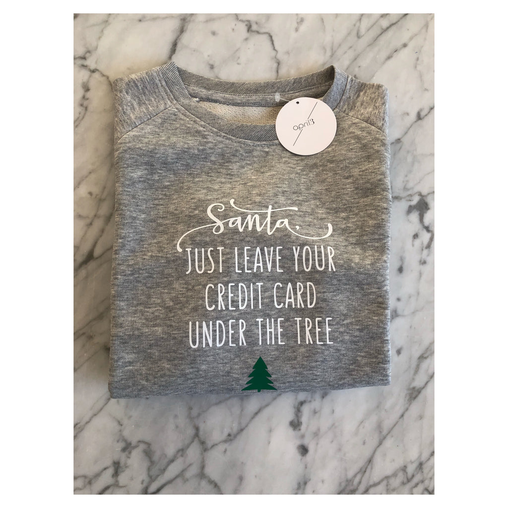 Santa, just leave your credit card under the tree